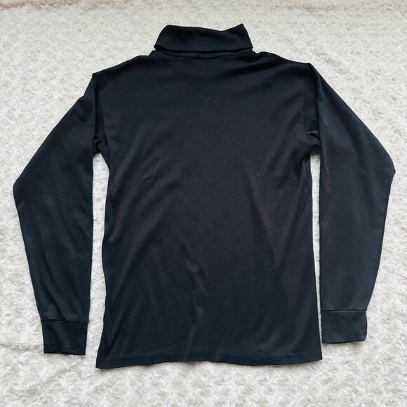 B-29 Bomber Made in USA Black Classic Unisex Turtleneck Size Medium - Picture 3 of 5